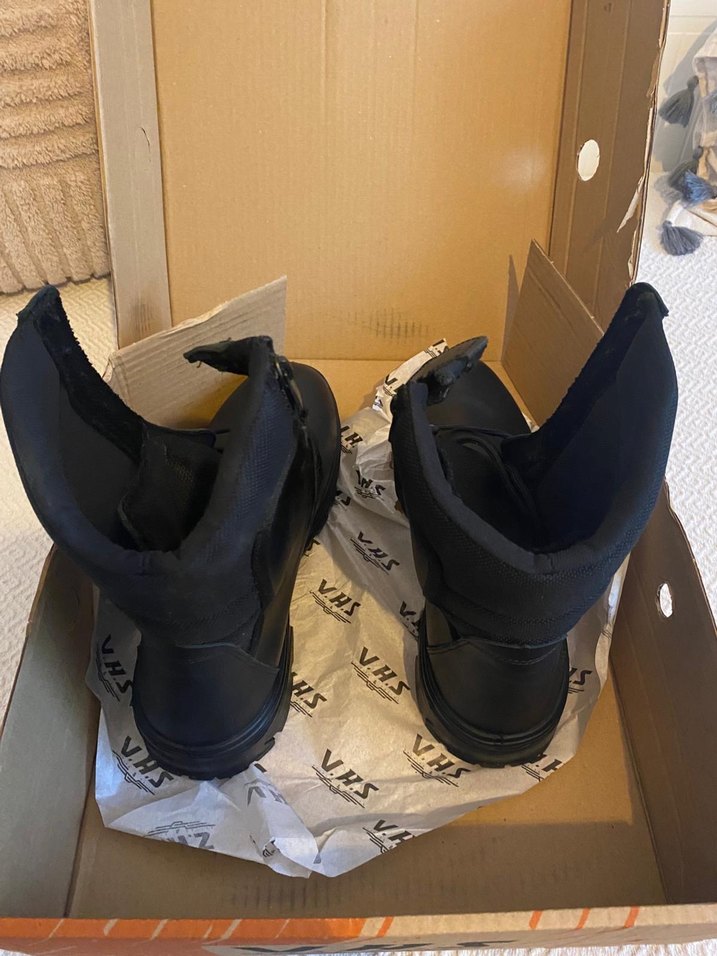 VHS marka Siyah Fermuarlı Erkek Biker Bot - Görsel 2