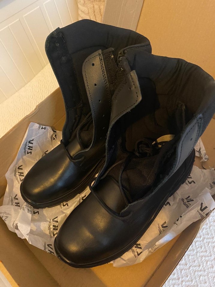 VHS marka Siyah Fermuarlı Erkek Biker Bot - Görsel 3