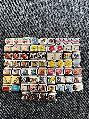  Beden İtalyan Çelik charm