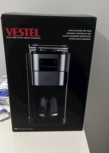 Vestel Siyah Mini Filtre Kahve Makinesi