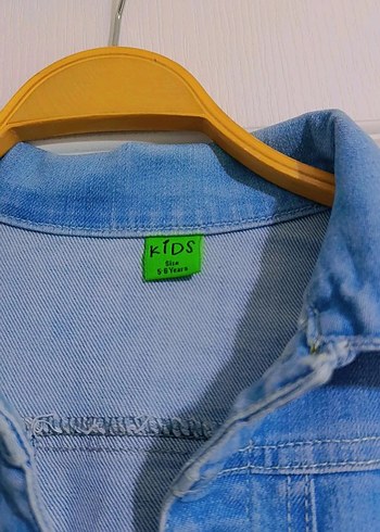 LC Waikiki Düğmeli Mavi çocuk 5 6 yaş Denim Ceket