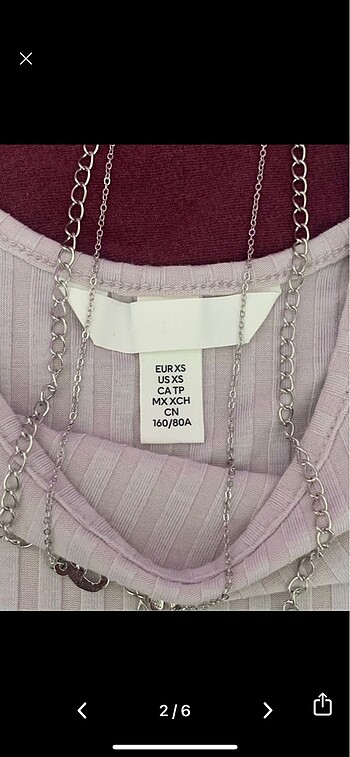 H&M H&M oyuk yaka lila bluz #coquette #y2k