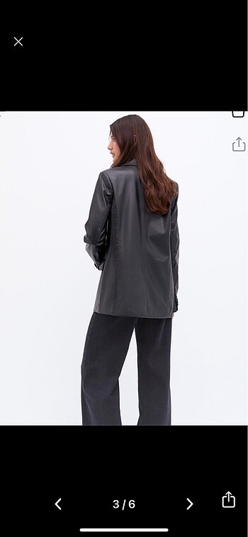 xs Beden pull&bear suni deri blazer ceket