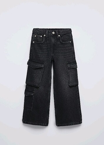 Kargo Baggy Siyah Jean M-L