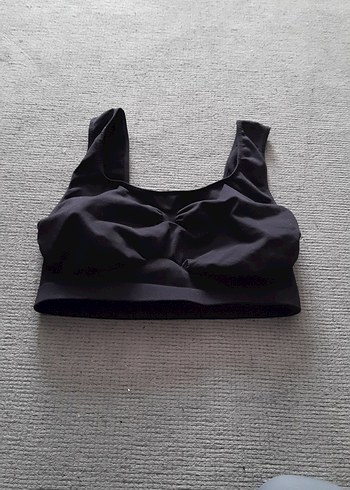 Siyah Gotik Sporcu Sütyeni