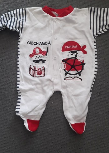 Diğer Bebek Erkek Renkli Baskılı Pamuklu 3'lü Takım