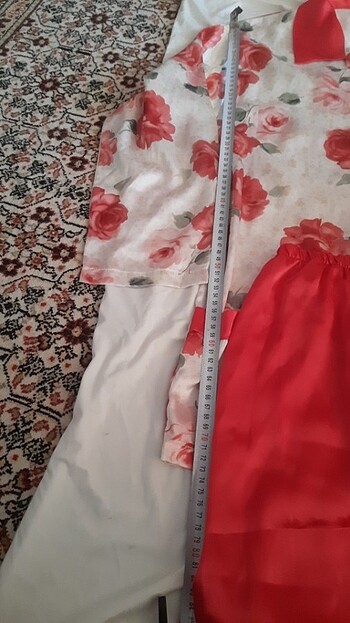 l Beden kırmızı Renk Kadın pijama takımı 