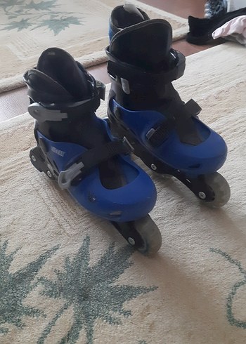 Çocuk Mavi Kemerli Spor Paten 30-32 numara