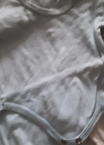 Bebek Erkek Kısa Kollu Beyaz Pamuklu Body - Görsel 5