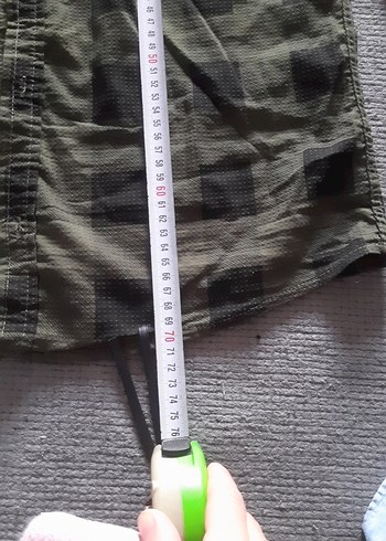 l/xl Beden Yeşil Erkek Düğmeli Uzun Kollu Gömlek