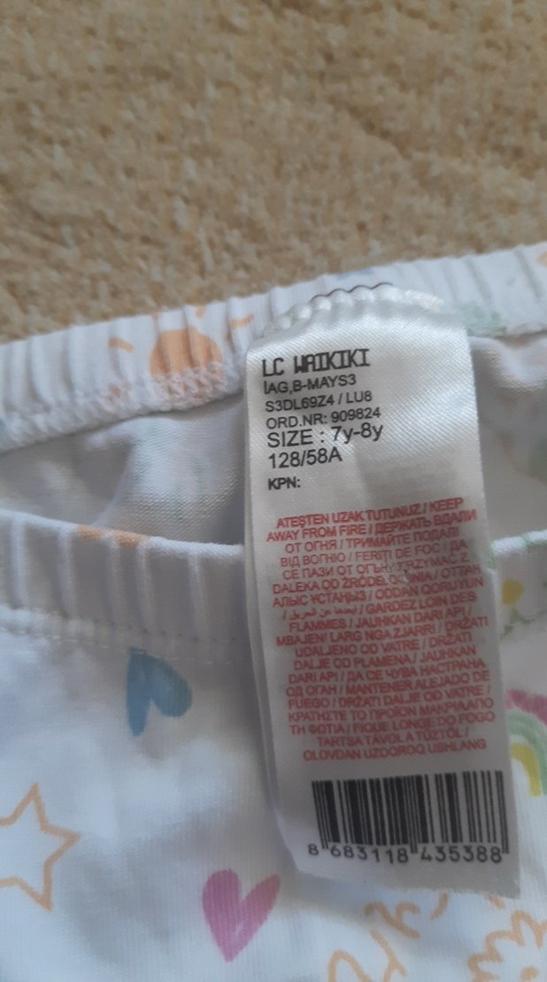 Beyaz Pastel Renkli Çocuk İç Çamaşırı - Görsel 5