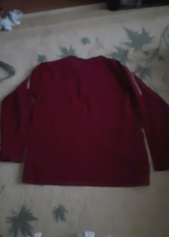 Bordo Düğmeli Erkek üst pijama - Görsel 9