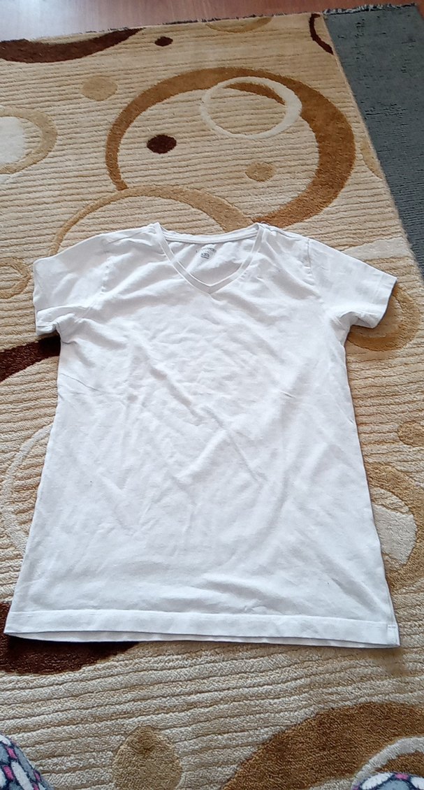 Beyaz Çocuk İçlik Tişörtü - Görsel 2