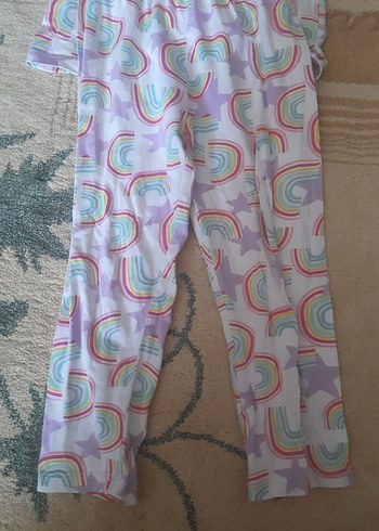 LC Waikiki Kız Çocuk Çok Renkli Kısa Kollu Pijama Takımı