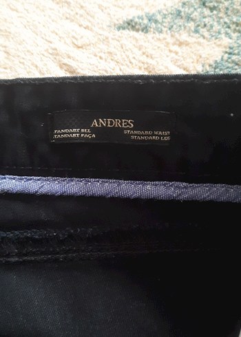 Erkek Siyah Denim Normal Boy Pantolon - Görsel 6