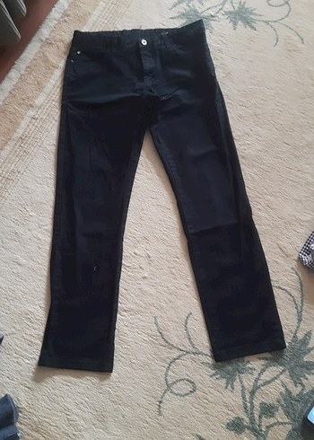 Erkek Siyah Denim Normal Boy Pantolon - Görsel 2