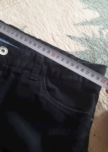 Erkek Siyah Denim Normal Boy Pantolon - Görsel 5