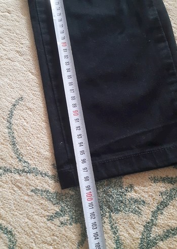 Erkek Siyah Denim Normal Boy Pantolon - Görsel 3