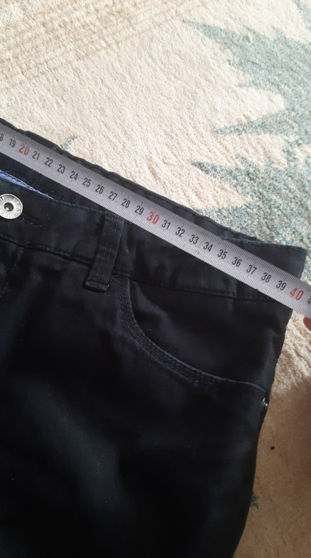 Erkek Siyah Denim Normal Boy Pantolon - Görsel 5