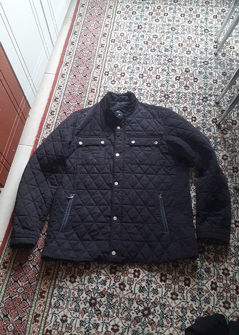 Düğmeli Siyah Erkek Street Wear Mont - Görsel 2