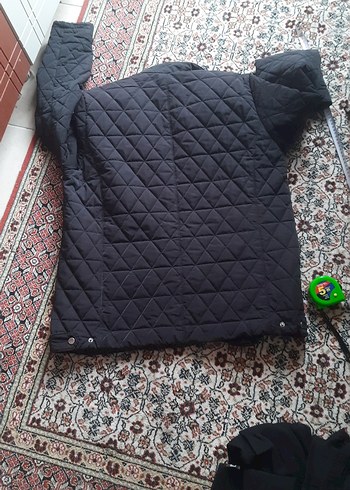 Düğmeli Siyah Erkek Street Wear Mont - Görsel 14