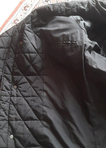 Düğmeli Siyah Erkek Street Wear Mont - Görsel 13