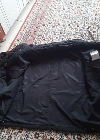 Düğmeli Siyah Erkek Street Wear Mont - Görsel 12