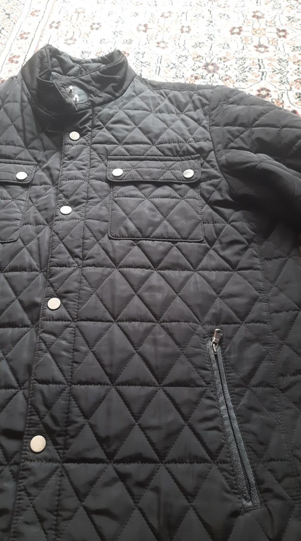 Düğmeli Siyah Erkek Street Wear Mont - Görsel 4