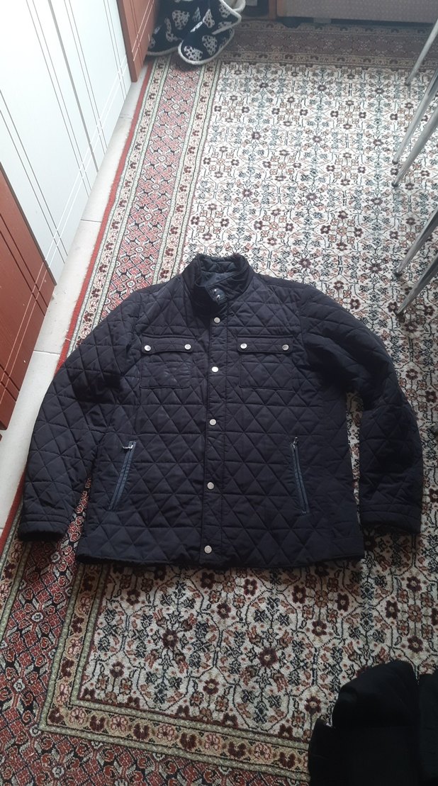 Düğmeli Siyah Erkek Street Wear Mont - Görsel 2