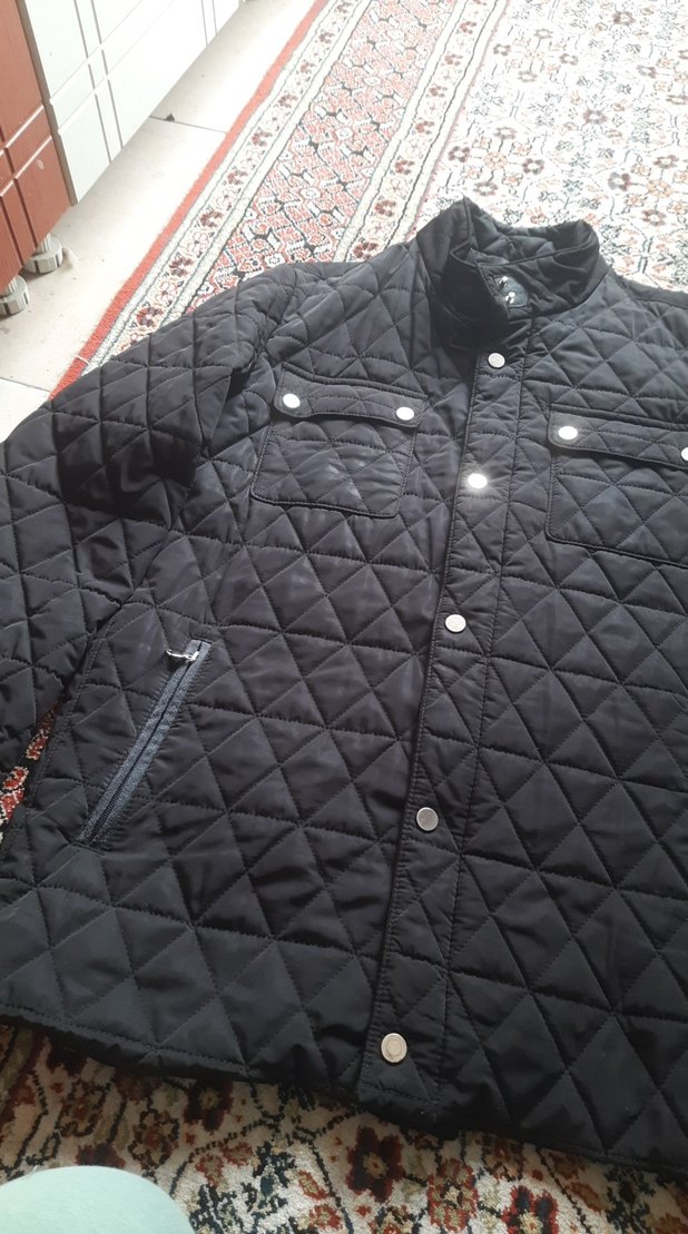 Düğmeli Siyah Erkek Street Wear Mont - Görsel 5