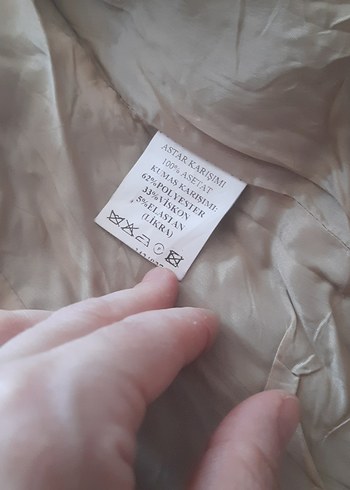 38 Beden Tokalı Siyah Midi Kaban