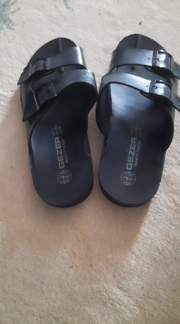 Siyah Minimalist Erkek Terlik - Görsel 3