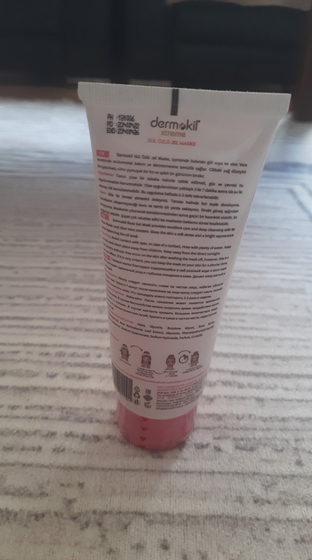 Dermokil Gül Özlü Jel Maske - Görsel 2