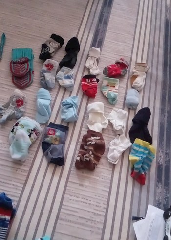 Çocuk Çok Renkli Çorap Seti