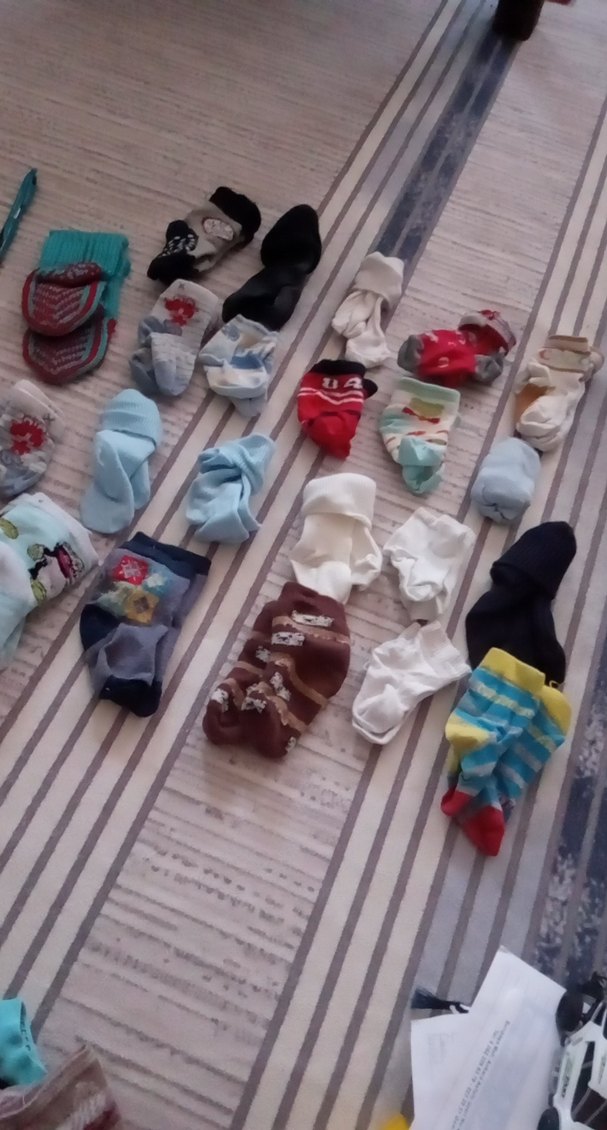 Çocuk Çok Renkli Çorap Seti - Görsel 4