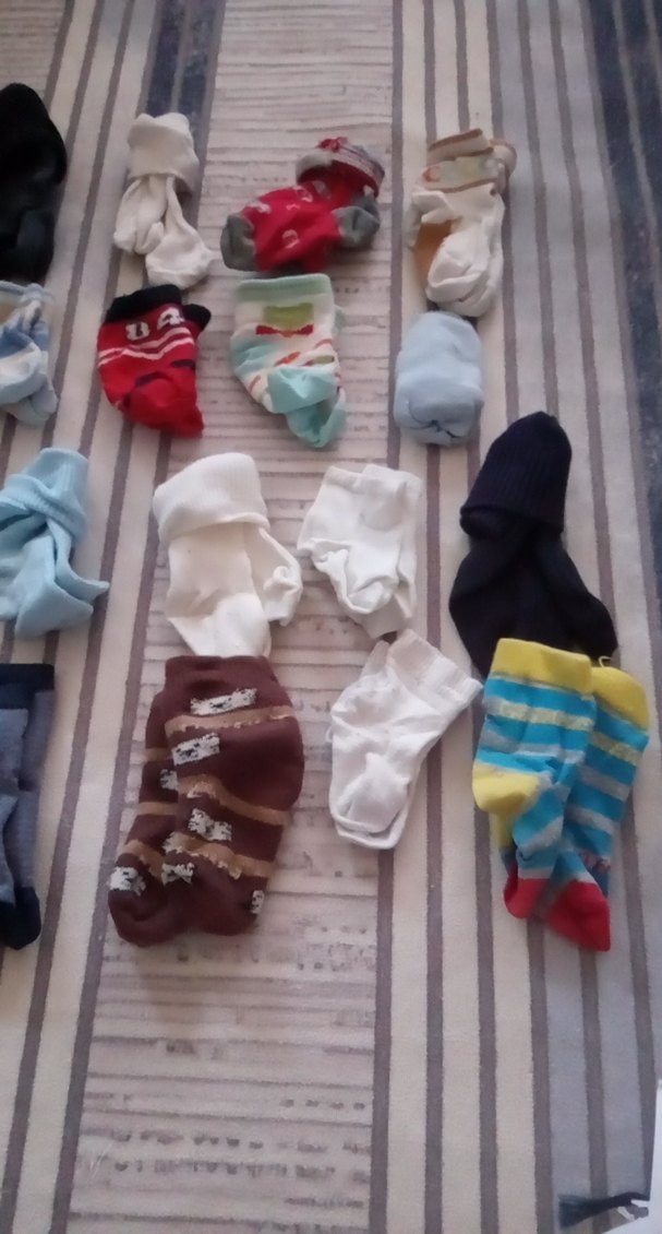 Çocuk Çok Renkli Çorap Seti - Görsel 3