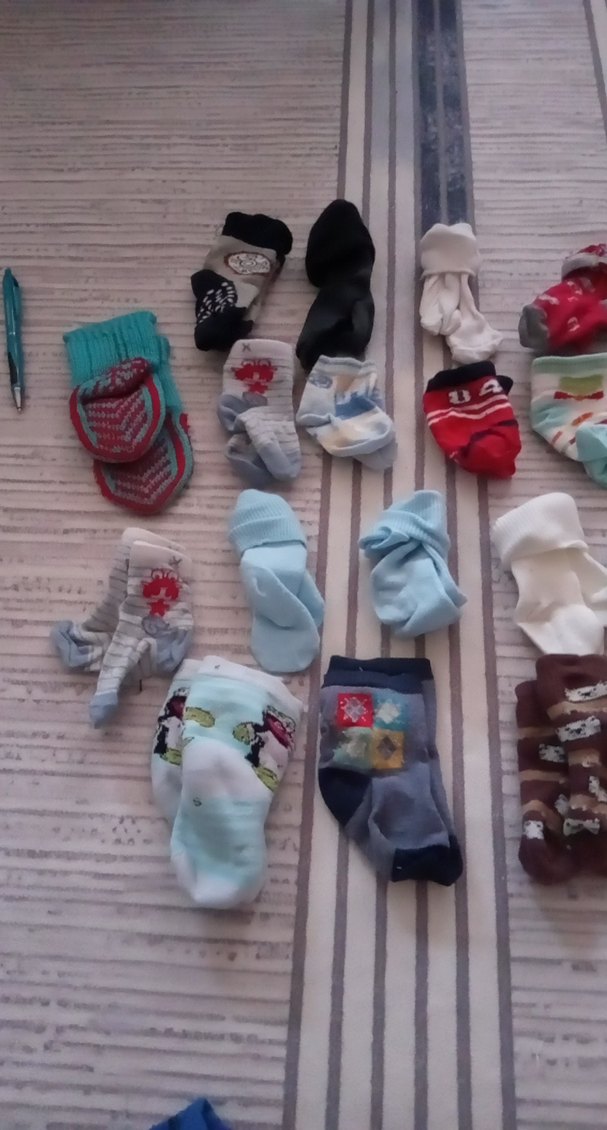 Çocuk Çok Renkli Çorap Seti - Görsel 2