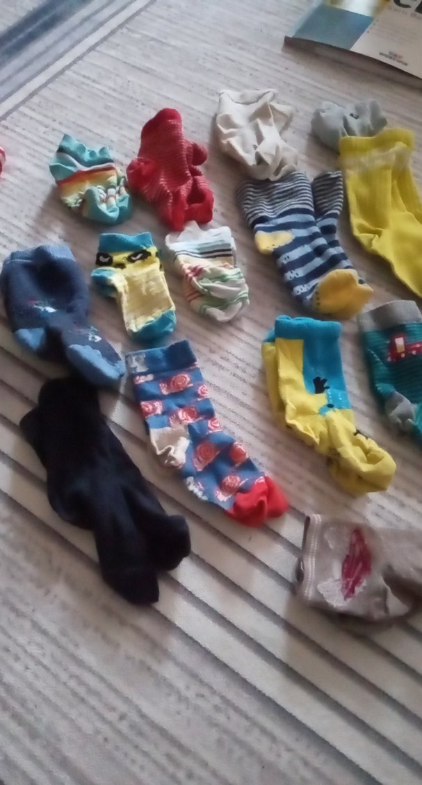 Çocuklar için Çok Renkli Çorap Seti - Görsel 4