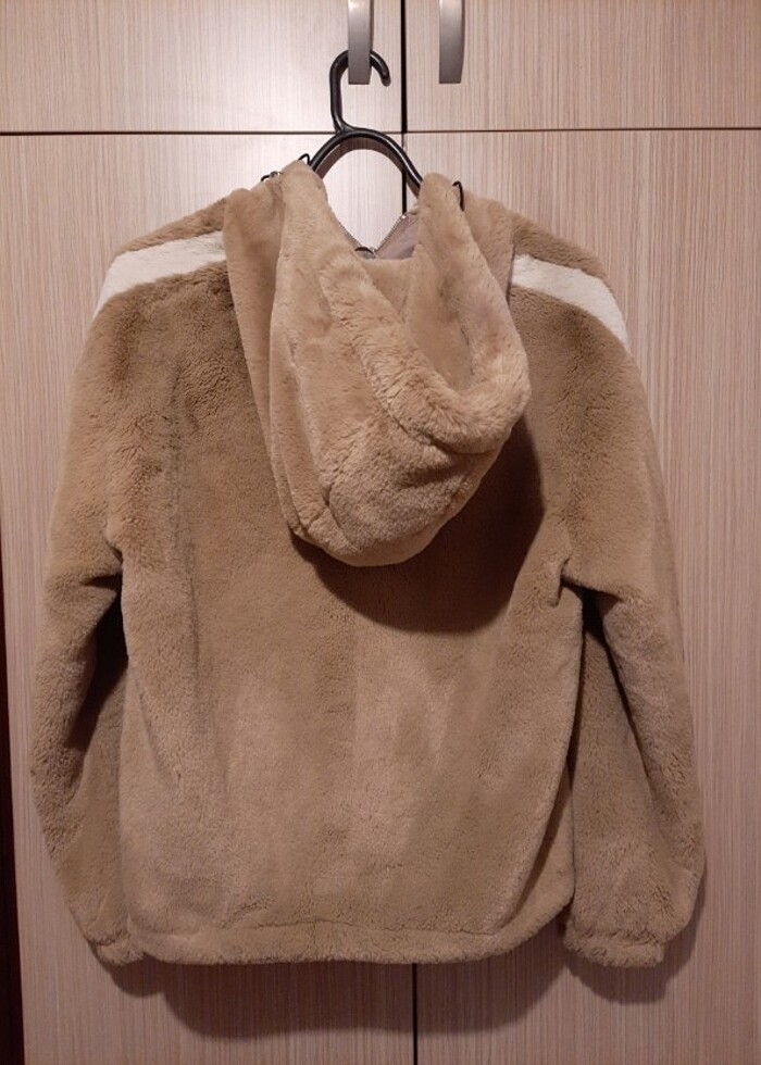 Bershka Peluş Mont - Görsel 3