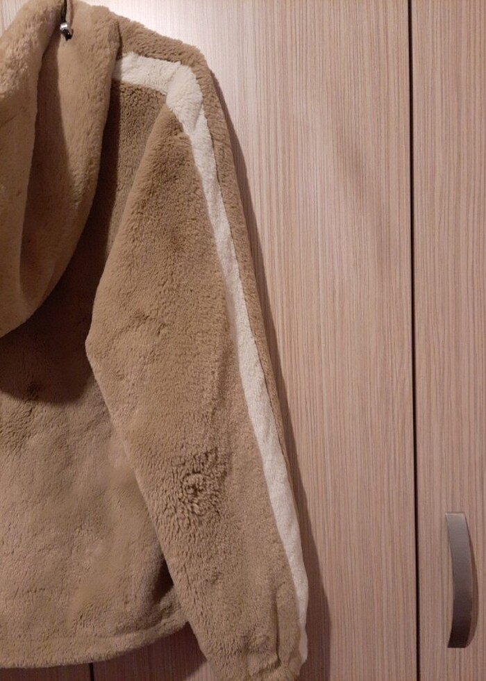 Bershka Peluş Mont - Görsel 4