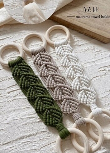 makrome havlu tutucu - Görsel 3