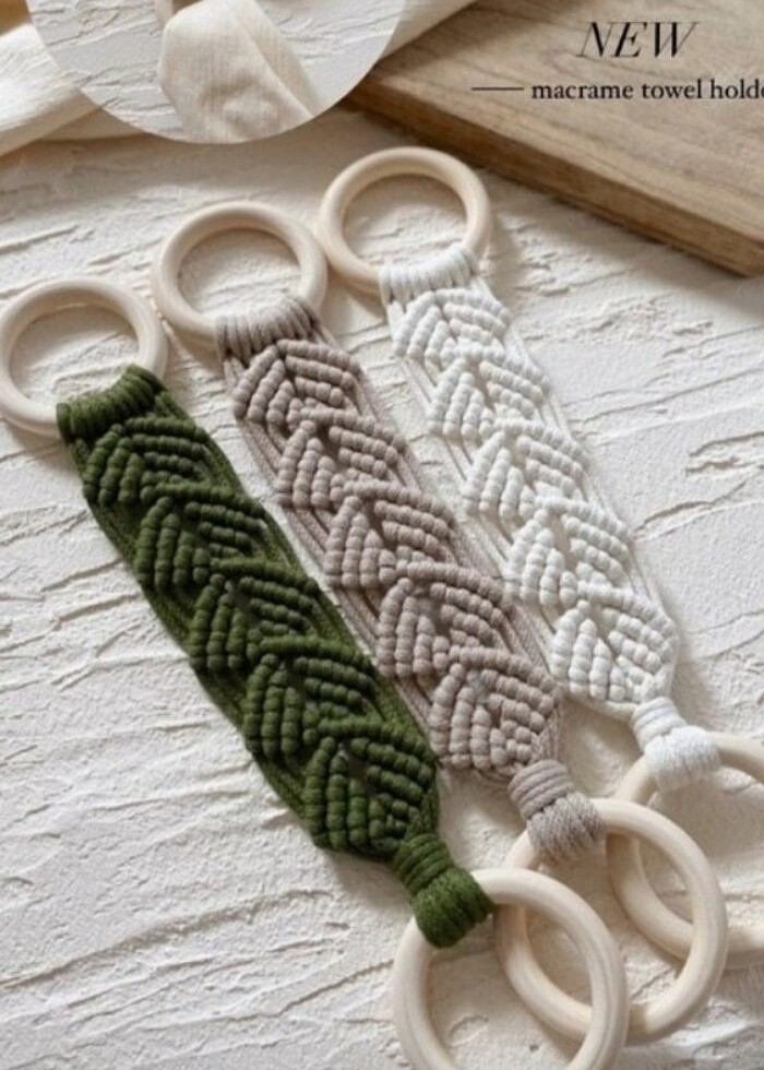 makrome havlu tutucu - Görsel 2