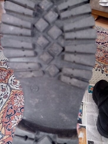 36 Beden siyah Renk Bot , postal