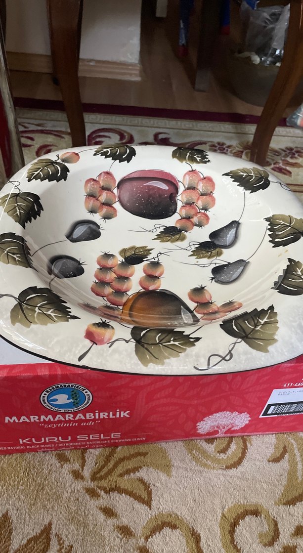 Çok Renkli Baskılı Tabak - Görsel 2