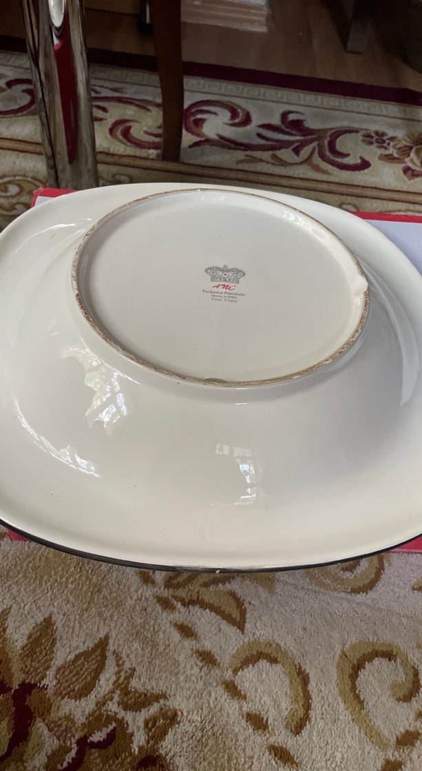 Çok Renkli Baskılı Tabak - Görsel 4