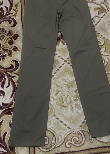 Kemerli Erkek Kahverengi Rahat Pantolon - Görsel 2