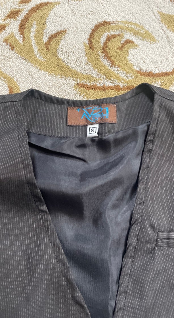 Düğmeli Siyah Kadın Yelek - Görsel 4