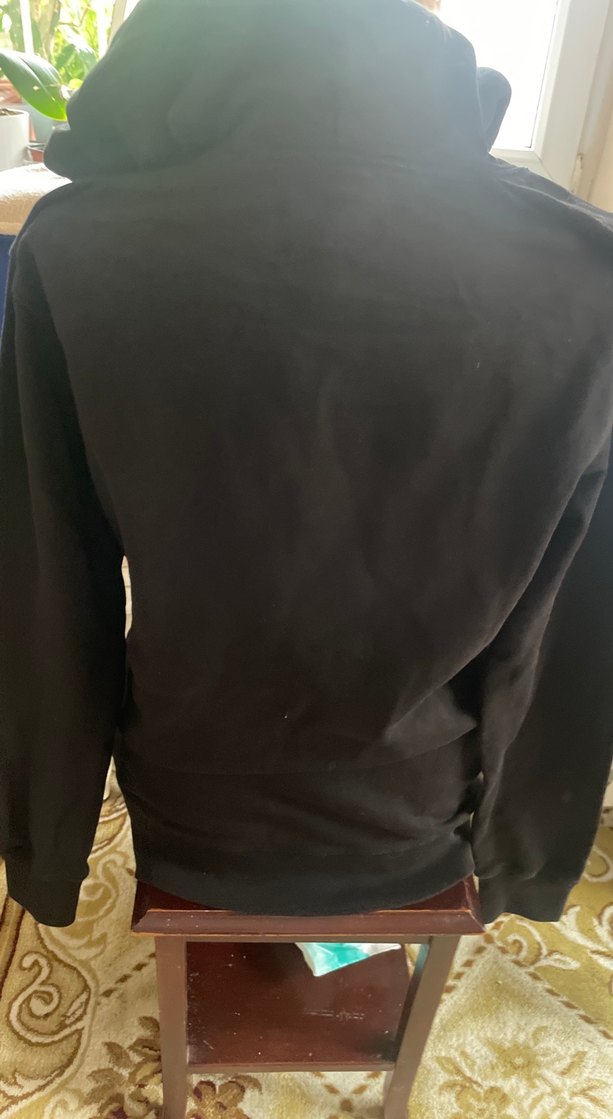 Siyah İkon Baskılı Erkek Sweatshirt - Görsel 5