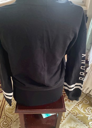 Siyah Brooklyn Baskılı Kadın Sweatshirt - Görsel 4