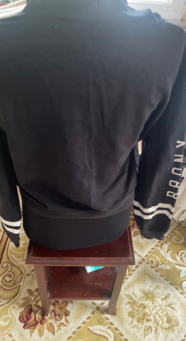 Siyah Brooklyn Baskılı Kadın Sweatshirt - Görsel 5